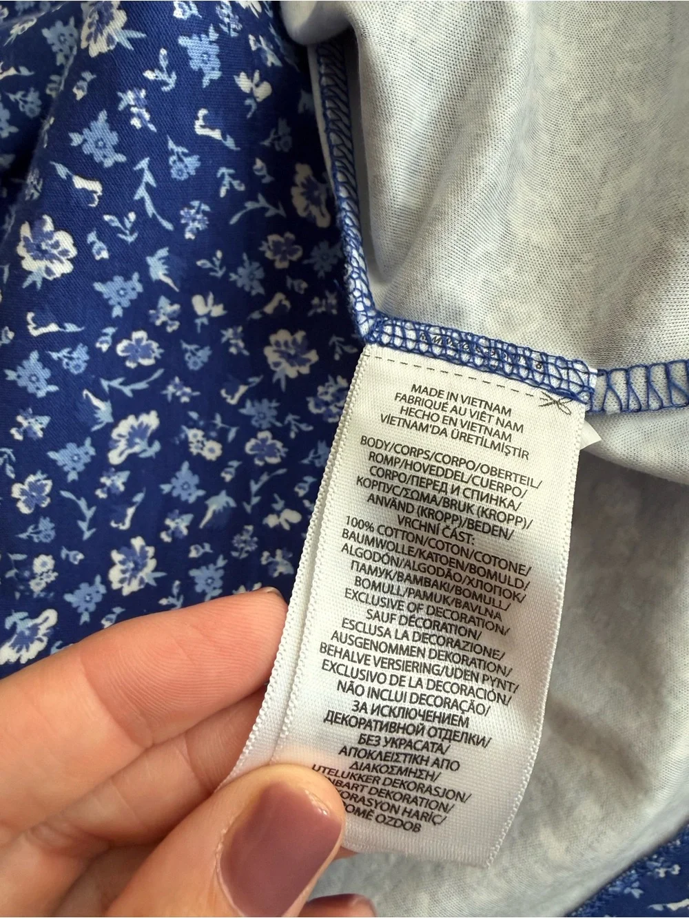 Polo Ralph Lauren Classic Fit Soft Touch Polo Navy Floral size 3X big